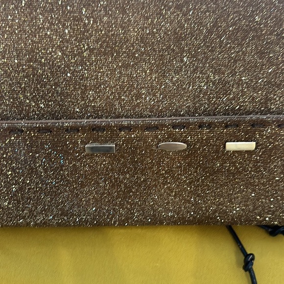VBH Vernon Bruce Hoeksema Gold Glitter “STRETCH” Clutch Purse Edition Number 64 - Picture 2 of 5